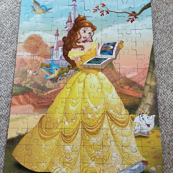 Ravensburger Disney Princess Puzzles Belle, Ariel, Cinderella 100, 200 pieces - Picture 3 of 7